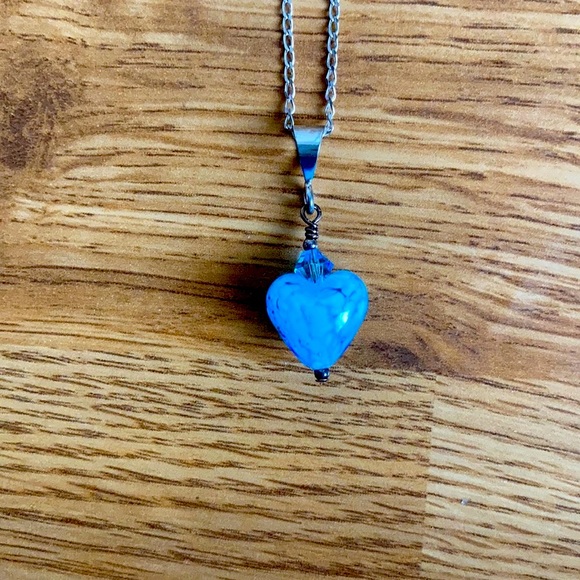 Beautiful Byzantine Murano Sterling Jewelry Set - Picture 3 of 6